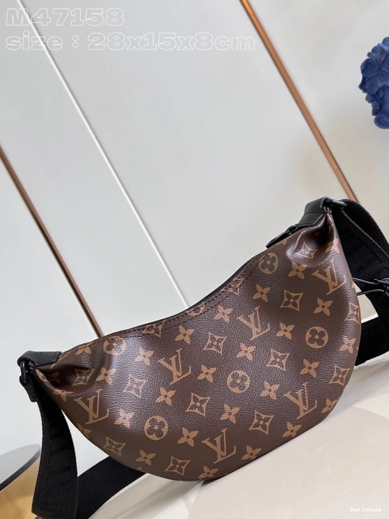 Rep ladies Hamac VUITTON Bag LOUIS PM-28.5*15*8CM 0815